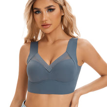 Cargar imagen en el visor de la galería, Integrated Fixed Cup GluE-free Plus Size Sports Bra
