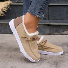 Cargar imagen en el visor de la galería, Women&#39;s winter thick-soled plus fleece cotton shoes
