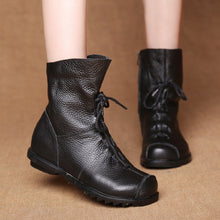 Load image into Gallery viewer, New winter low heel warm short boots
