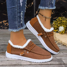 Cargar imagen en el visor de la galería, Women&#39;s winter thick-soled plus fleece cotton shoes
