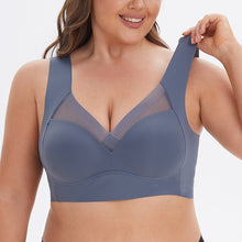 Cargar imagen en el visor de la galería, Integrated Fixed Cup GluE-free Plus Size Sports Bra
