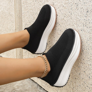 Autumn round toe shallow mouth women's shoes