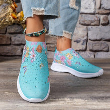 Cargar imagen en el visor de la galería, Women&#39;s Rhinestone Stretch Casual Breathable Sneakers
