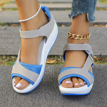 Cargar imagen en el visor de la galería, Sandals Women&#39;s Summer New Middle Heel Muffin Wedge Heel Fish Mouth Heel Women&#39;s Sandals
