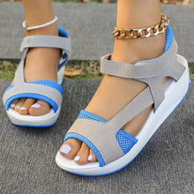 Cargar imagen en el visor de la galería, Sandals Women&#39;s Summer New Middle Heel Muffin Wedge Heel Fish Mouth Heel Women&#39;s Sandals
