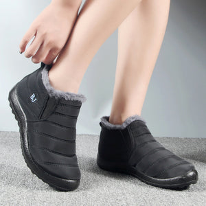 Winter warm and waterproof cotton boots unisex