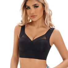 Cargar imagen en el visor de la galería, Integrated Fixed Cup GluE-free Plus Size Sports Bra
