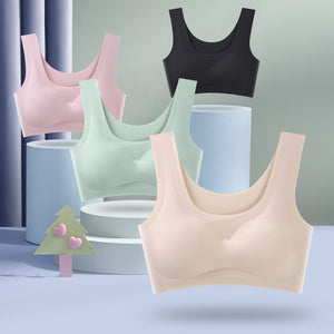 Women's ice silk push-up breathable bra