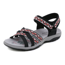 Cargar imagen en el visor de la galería, Womens Walking Athletic Sandals Open Toe Wide Comfy Water Sandal
