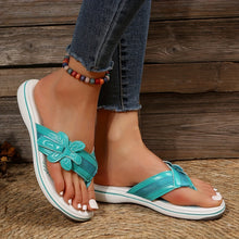 Cargar imagen en el visor de la galería, Women&#39;s Flat Casual Patterned Slippers
