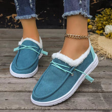 Cargar imagen en el visor de la galería, Women&#39;s winter thick-soled plus fleece cotton shoes
