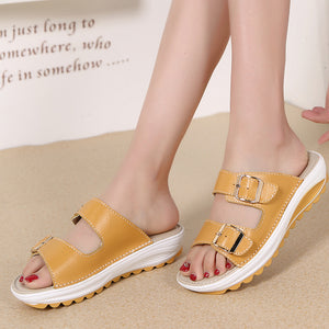 Women's summer new flat non-slip slippers