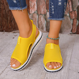 Summer Fashion Flat Fly Woven Women's Sandals