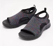 Cargar imagen en el visor de la galería, Ladies Fly Woven Thick Sole Casual Breathable Sandals
