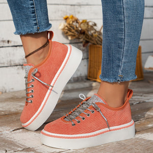 Spring Thick-Soled Versatile Sports and Casual LacE-up Shoes