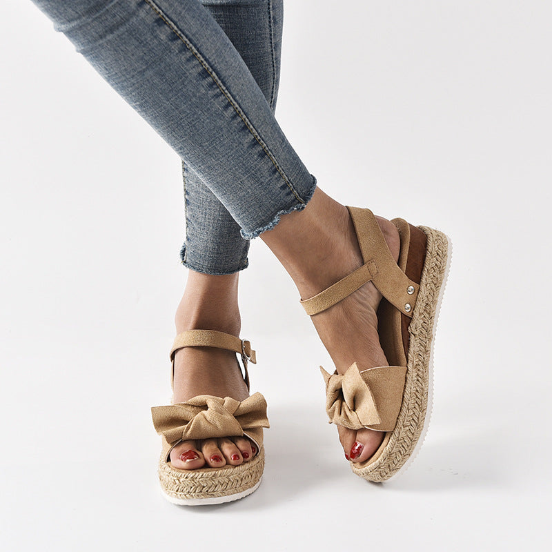 2023 Summer Flat Hemp Rope Sandals for Ladies – Shoesmama