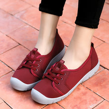 Cargar imagen en el visor de la galería, Women Casual Lace Up Shoes Color Blocking All Seasons Comfortable Spring And Autumn Shoes
