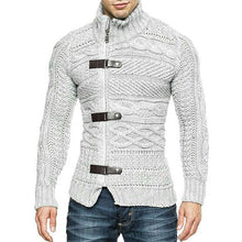 Load image into Gallery viewer, Men&#39;s Round Neck Sweater Casual Knitted Sweater
