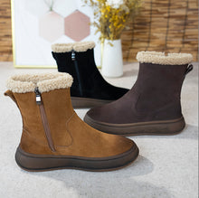 Cargar imagen en el visor de la galería, Women&#39;s Lamb Wool and Cotton Thick-Soled Short Boots
