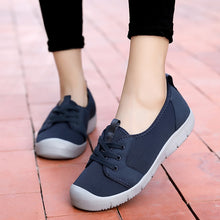 Cargar imagen en el visor de la galería, Women Casual Lace Up Shoes Color Blocking All Seasons Comfortable Spring And Autumn Shoes
