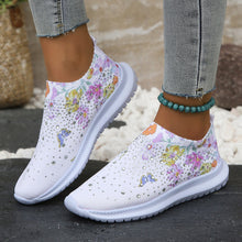 Cargar imagen en el visor de la galería, Women&#39;s Rhinestone Stretch Casual Breathable Sneakers
