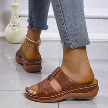 Cargar imagen en el visor de la galería, Women&#39;s Summer Comfort Wedge Slippers
