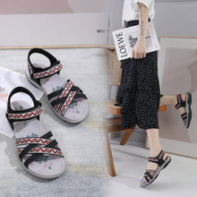 Load image into Gallery viewer, Womens Walking Athletic Sandals Open Toe Wide Comfy Water Sandal
