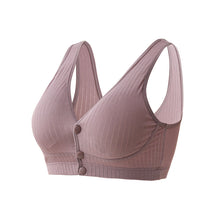 Cargar imagen en el visor de la galería, Cotton Breathable Plus Size Front Button Bra
