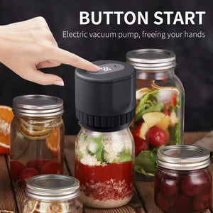 Portable Mason Jar Vacuum Sealer