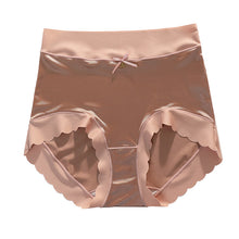 Cargar imagen en el visor de la galería, Premium Satin Antibacterial Ice Silk Moisture-absorbing Panties
