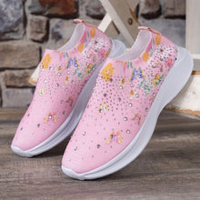 Cargar imagen en el visor de la galería, Women&#39;s Rhinestone Stretch Casual Breathable Sneakers
