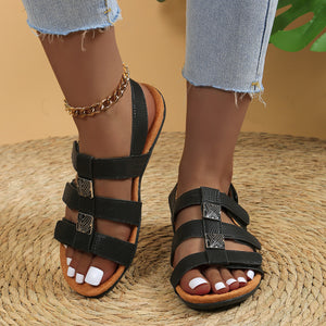 Women's Fish Mouth Velcro Arch Correction Sandals