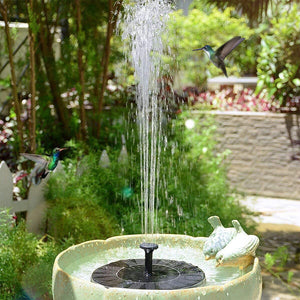 Grishay 3W Solar Bird Bath Fountain Pump 6.3"