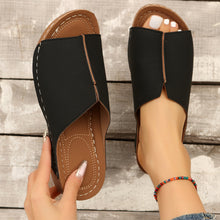 Cargar imagen en el visor de la galería, Women Comfortable Casual Wedge Thick Bottom Slippers
