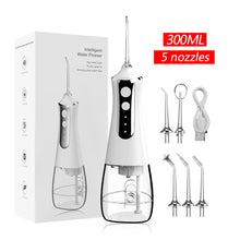 Cargar imagen en el visor de la galería, Portable Rechargeable Cordless Oral Irrigator 300ML
