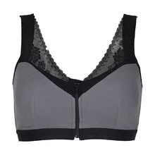 Cargar imagen en el visor de la galería, Front Button Wireless Breathable Sleeping Bra Sports Bra
