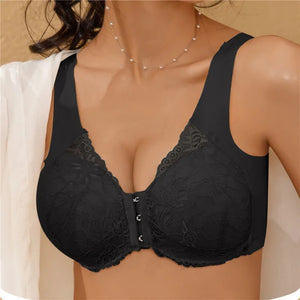 Front Closure Push Up Seamless Women's Extra-Elastic Breathable Wireless Brassiere