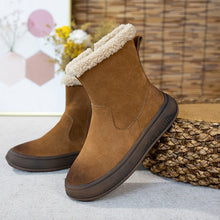 Load image into Gallery viewer, Women&#39;s Lamb Wool and Cotton Thick-Soled Short Boots
