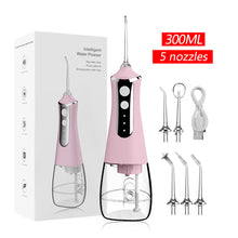 Load image into Gallery viewer, Portable Rechargeable Cordless Oral Irrigator 300ML
