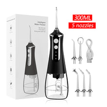 Load image into Gallery viewer, Portable Rechargeable Cordless Oral Irrigator 300ML
