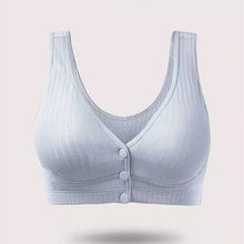 Cargar imagen en el visor de la galería, Cotton Breathable Plus Size Front Button Bra
