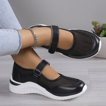Load image into Gallery viewer, Women&#39;s Thick Sole Breathable Velcro Mesh Sneakers
