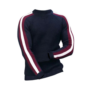 Mens Knit Sweater Sweater Sweatshirt Knit Slim-Fit Luxury Line