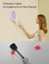 Load image into Gallery viewer, Rotating Head Rechargeable Fly Swatter with Telescopic Extensions
