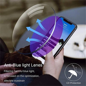 Sapphire High Hardness Anti Blue Light Intelligent Dual Focus Reading Glasses-DE