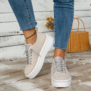 Spring Thick-Soled Versatile Sports and Casual LacE-up Shoes