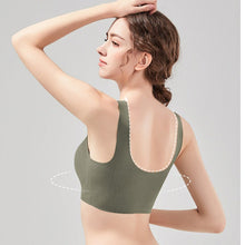 Cargar imagen en el visor de la galería, High Support Sports Bra Supportive V-Neck Wireless Sports Bras
