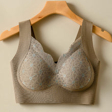 Cargar imagen en el visor de la galería, Fixed-Cup Push-Up Wireless Vest-Style Sleep Bra
