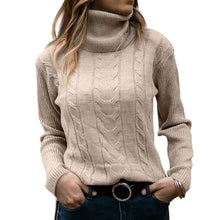 Cargar imagen en el visor de la galería, Women&#39;s Turtleneck Sweaters 2024 Fashion Long Sleeve Pullover
