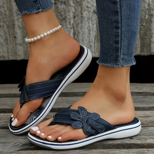 Women's Flat Casual Patterned Slippers